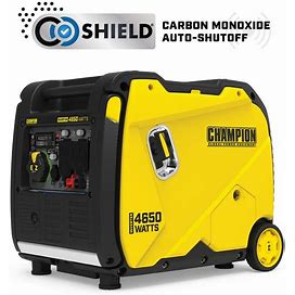 Champion Power Equipment CO Shield RV Ready Quiet Technology 4650-Watt Single Fuel (Gasoline) Inverter Generator | 201154