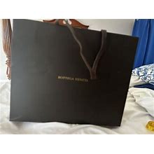 Bottega Veneta Paper Shopping Bag - 100% Authentic 14X 11 Inches