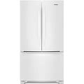 25.2 Cu. Ft. French Door Refrigerator In White With Internal Water Dispenser