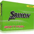 Srixon Golf Soft Feel 13 Golf Balls 1-Dozen Yellow LOGO ONLY