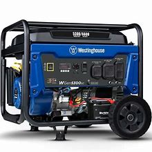 Westinghouse 5300-Watt Single Fuel (Gasoline) Portable Generator Rubber | WGEN5300SC