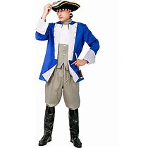 Adult Men's Colonial General Costume For Halloween Cosplay Party