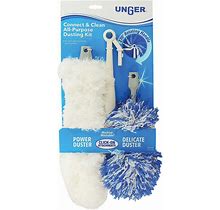 Unger Connect & Clean Microfiber Duster Kit 15 in. L 2 Pk