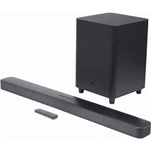 JBL Bar 5.1 - Soundbar With Built-In Virtual Surround, 4K And 10" Wireless Subwoofer (JBL2GBAR51IMBLKAM), Black