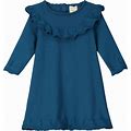 Ettie + H | Tressa Dress, Teal Knit (Turquoise, Size New Born) | Maisonette