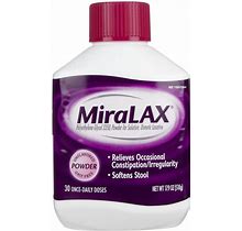Miralax Laxative Powder 30 Doses, 17.9 Ounce
