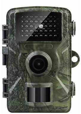 1080P Hunting Trail Camera, Wildlife Camera With Night Vision, Motion Activated Outdoor Trail Camera Trigger Wildlife Scouting,Must-Have,Temu