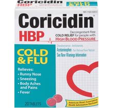 Coricidin Cold & Flu, Tablets - 20 Ea