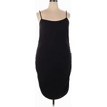 BP. Casual Dress - Sheath: Black Solid Dresses - Women's Size 3X