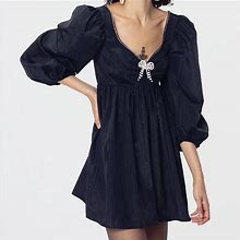 For Love And Lemons Dresses | New For Love & Lemons Cherie Babydoll Dress | Color: Black | Size: M