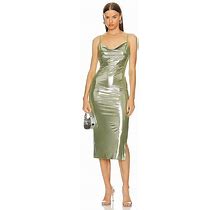 Superdown Faye Midi Dress - Green - Casual Dresses Size XS