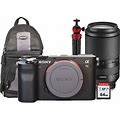 Sony Alpha A7c Full-Frame Mirrorless Camera Black With Tamron 70-180mm F/2.8 Di III VXD Lens Accessory Kit