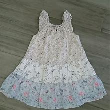Gap Dresses | Baby Gap 2T Floral Dress | Color: Blue/Pink/White | Size: 2Tg