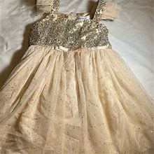 Popatu Dress - Kids | Color: Gold | Size: 3T