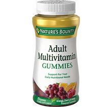 Nature's Bounty Adult Multivitamin, Vitamin Supplement, Daily Nutritional Needs, Fruit Flavor, 75 Count (Pack Of 1)