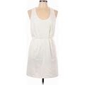 Venus Casual Dress - Mini Scoop Neck Sleeveless: White Print Dresses - Women's Size 10