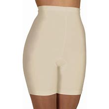 Plus Size Women's Comfort Control Super Stretch Panty By Rago In Beige (Size 5X)