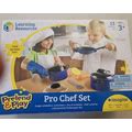 Learning Resources Pretend & Play Pro Chef Set Toy Set 13 Pieces Ages 3+ NIB NEW