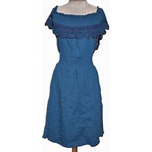 Lane Bryant Women's Dress - Blue - 20