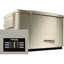 Generac Power Systems Generac Powerpact Air-Cooled Home Standby Generator - Steel Enclosure Size 7.5
