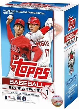 2022 Topps Baseball Series 1 Factory Sealed 7 Pack Retail Value Box