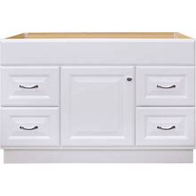 Project Source 48-In White Bathroom Vanity Cabinet | V38149-PS