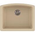 Franke ELG11022VAN Ellipse Granite Undermount Single Bowl Kitchen Sink, Vanilla