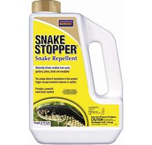 Bonide Snake Stopper Snake Repellent, 4 Lb. Ready-To-Use Granules For Outdoor Pest Control, People & Pet Safe