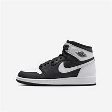 Air Jordan 1 High OG "Black & White" Big Kids' Shoes In Black, Size: 7Y | FD1437-010