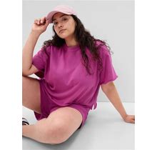 Gap Factory Women's Elbow-Length Sleeve Sweatshirt New Fuchsia Purple Size L