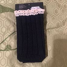 2 Pairs Of Boot Cuffs - New Women | Color: Black