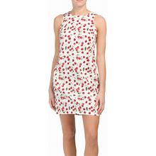 London Times Dresses | Nwt London Times Cheery Cherry Print Dress, 6 | Color: Red/White | Size: 6