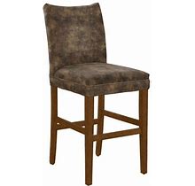 Hekman Leah 31" Bar Stool Wood/Upholstered In Brown | 45 H X 20.5 W X 24 D In | Wayfair F98b6b708c28a2ca40dd38116d662b9b