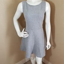 Loft Dresses | Ann Taylor Loft Skater Dress 6 | Color: Gray | Size: 6