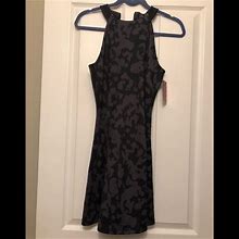 Bongo Dresses | Halter Neck Collar Dress | Color: Black/Purple | Size: M