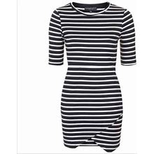 Topshop Dresses | Topshop Petite Mini Casual Dress | Color: Black/White | Size: 0