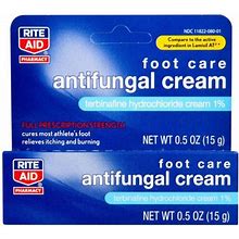 Rite Aid Antifungal Cream, Terbinafine Hydrochloride 0.5 Ounce (Pack