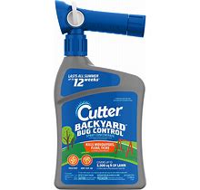 Cutter Backyard Bug Control Spray Concentrate (6 Pack), Kills Mosquitoes, Fleas & Listed Ants, 32 Fl Ounce