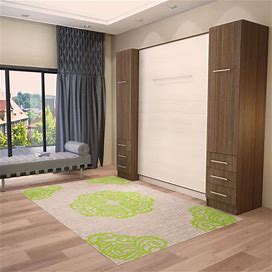 Contemporary Murphy Bed With Hutches / Wall Bed By Bredabeds