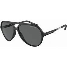 Armani Exchange Sunglasses AX4133SF 807887 Matte Black 60mm Male Plastic Black