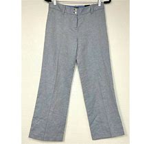 THE LIMITED Womens SIZE 2 Light Blue Linen/Cotton Blend Modern Trouser PANTS NWT