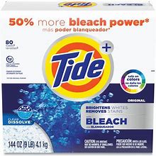 Tide PGC 84998 Laundry Detergent With Bleach, Tide Original Scent, Pow