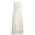 Emporio Armani Women's Mesh Maxi Dress - Off White - Size 14