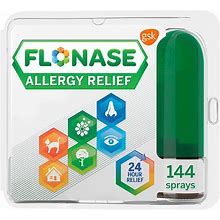 Flonase Allergy Relief 24 Hour Non-Drowsy Metered Nasal Spray, 144 Sprays