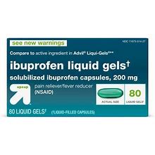 Ibuprofen (NSAID) Pain Reliever & Fever Reducer Softgels - 80Ct - Up & Up