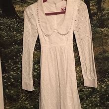 Vintage Dresses | White Vintage Babydoll Dress | Color: White | Size: 2