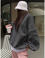 Image result for Grey Drop Shoulder Sweatshirt