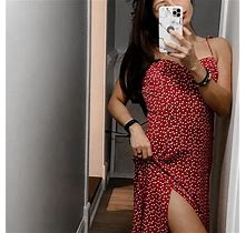 SHEIN Women's Slip Dress - Red - M