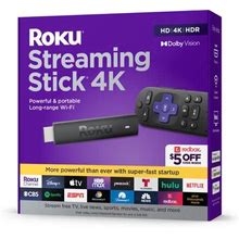Roku Streaming Stick 4K | Streaming Device 4K/Hdr/Dolby Vision With
