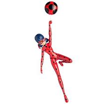 Miraculous 75Inch Jump And Fly Ladybug Action Doll, 7.5'